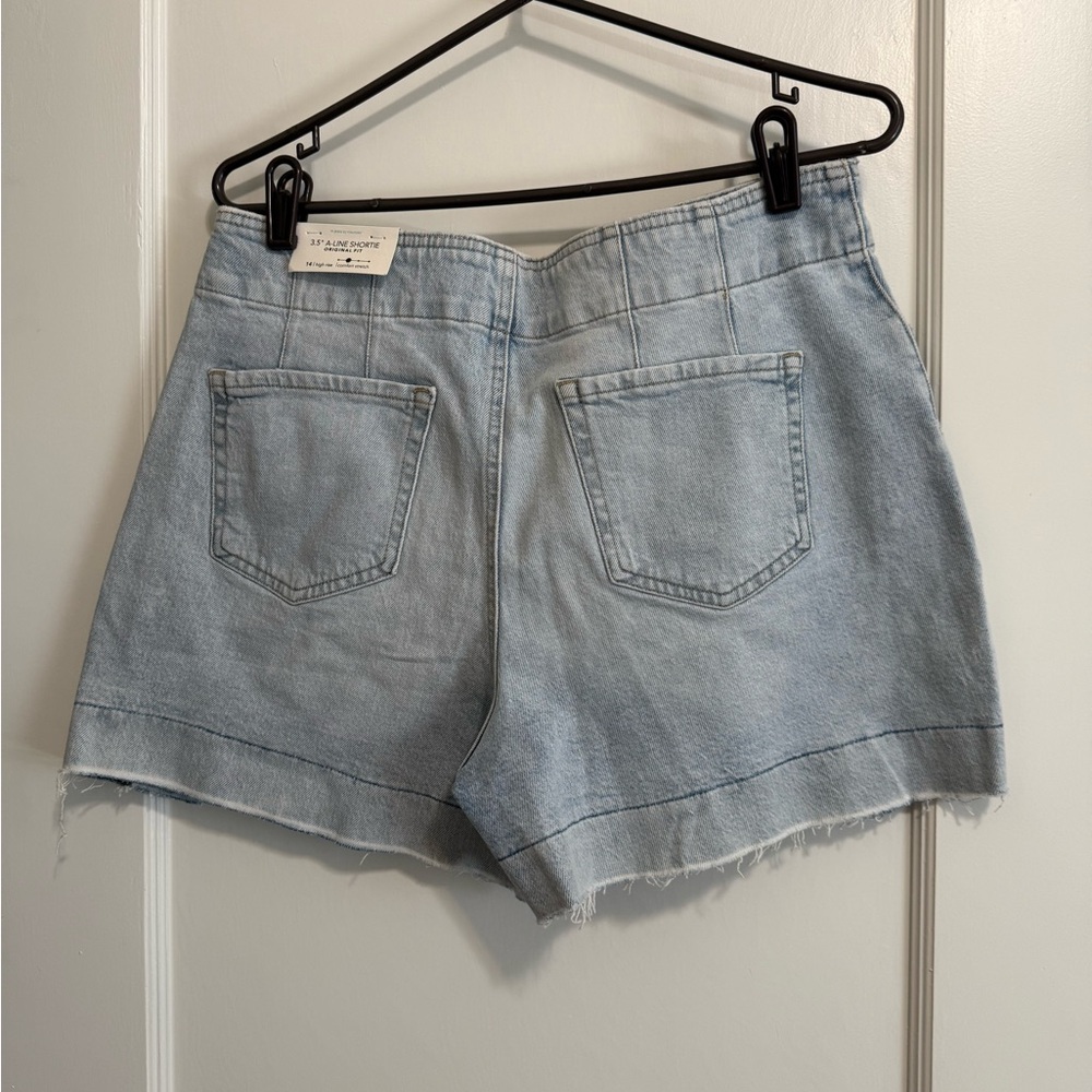 Maurices Light Blue Jean Shorts - Picture 2 of 5